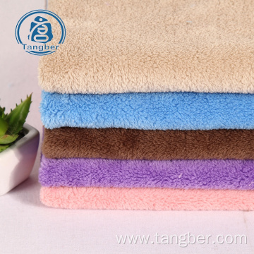 Long Pile Sherpa 100% Polyester Coral Fleece Fabric